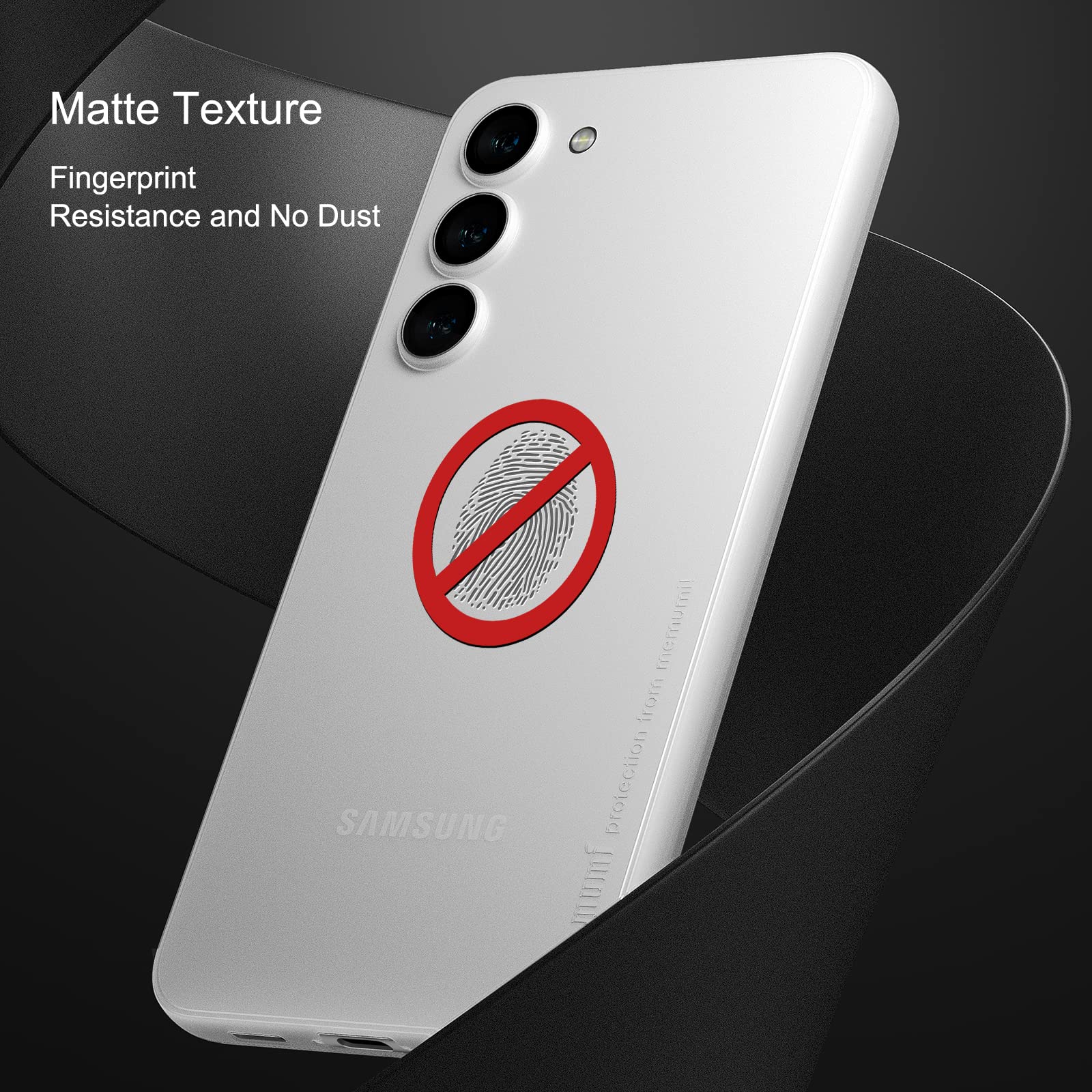 Amazon.co.jp: 「0.3㎜極薄」Galaxy S23ケース memumiマット質感