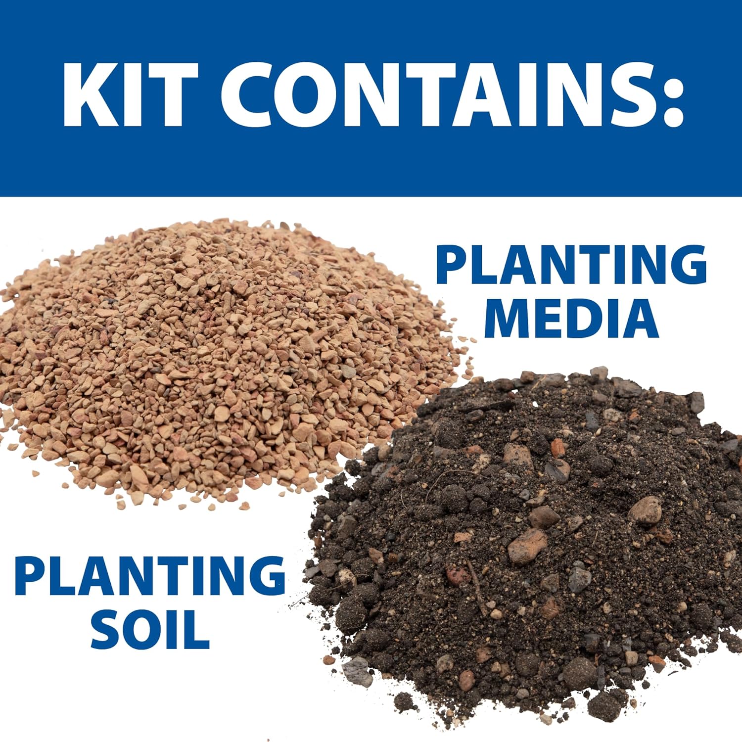 The Pond Guy Small Black Outdoor Planting Kit - Bag & Soil for Water Lilies & Bog Plants - 6 Quarts - Rectangular - Modern - Aeration - Adaptable Shape