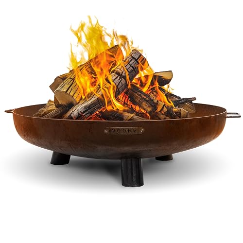 Moodz Brasero 80 Feet & Handle cm en Acier Corten