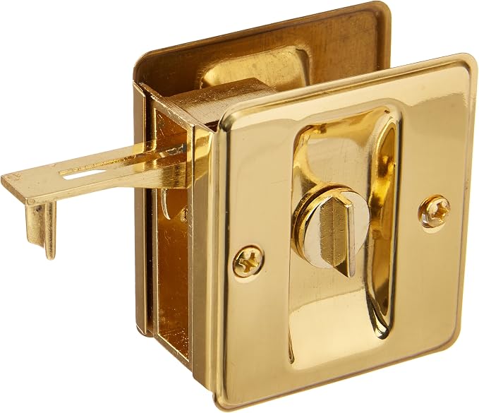 Cerradura corrediza de privacidad Schlage 991 latón brillante miniatura 2