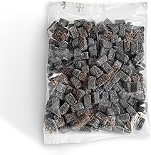 Leone dal 1857 - Sacchetto Ricarica Porta Caramelle - Caramelle Gommose Sukaj - Caramelle Leone di Liquirizia aromatizzate all'Arancia - Sacchetto da 500g