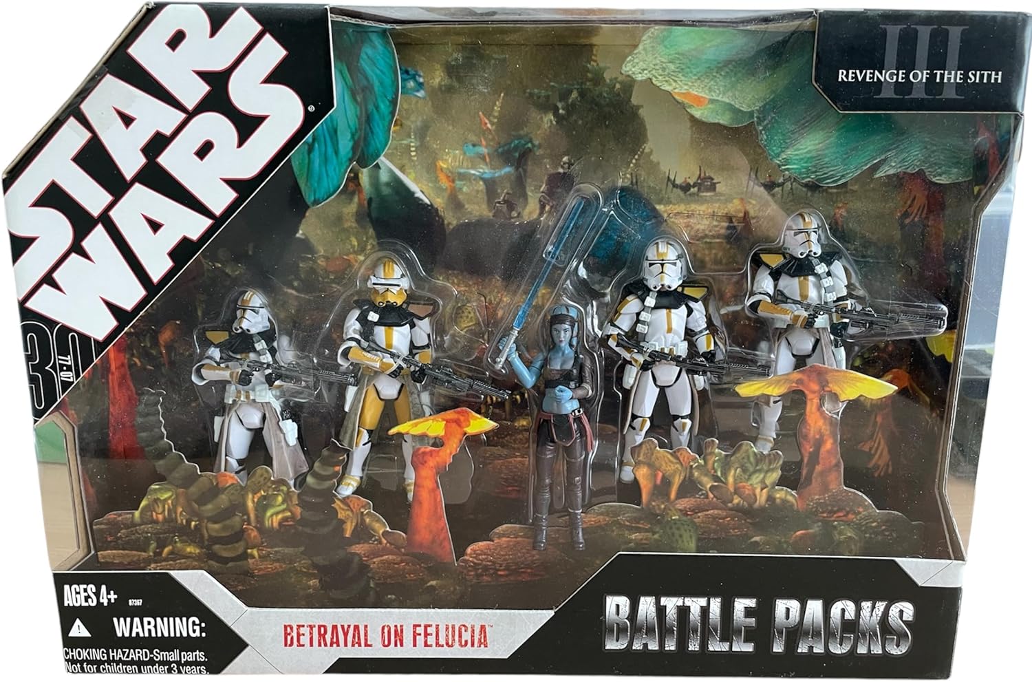 Star Wars 2007 Exclusive 30th Anniversary Betrayal on Felucia 5 Figure Battlepack