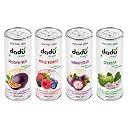 Dadu Juice Combo Pack | Pure Natural, Not from Concentrate, No Added Sugar, No Artificial Flavors or Preservatives | Passion Fruit, Mixed Berries, Mangosteen, Soursop | 4 Cans x 250ml gallery image