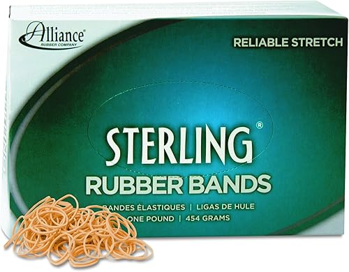 Miniatura 3 de Alliance Rubber 24105 - Bandas de goma de ley tamaño #10, caja de 1 libra contiene aproximadamente 5000 bandas (1 14 pulgadas x 116 pulgadas, color