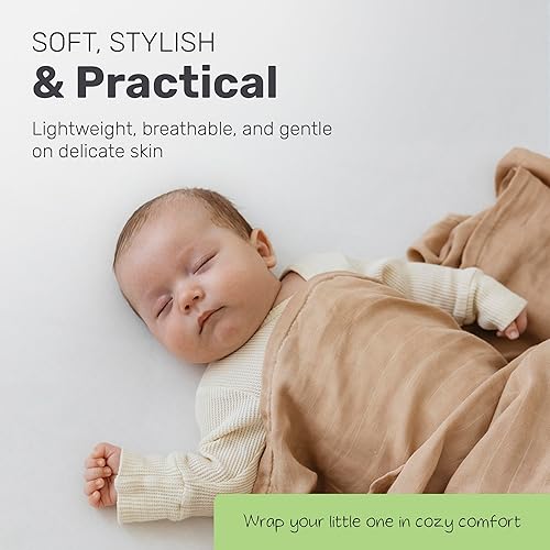 Miniatura 2 de Manta de muselina para bebé, mezcla de bambú ultrasuave y algodón, versátil manta de muselina para bebé, manta de lactancia para bebé, cochecito,
