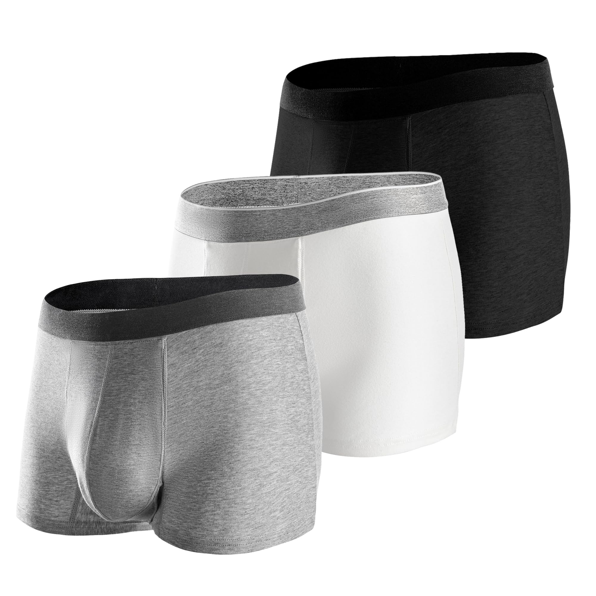 BATTEWA Incontinence Underwear for Men Washable, Leak Proof Underwear for Men Reusable Mens Incontinence Underwear Bladder Leak Briefs Absorbency 50ml