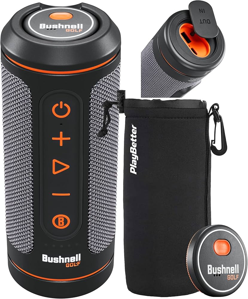 Bushnell WINGMAN スピーカー オーディオGPS Wingman 2 Golf GPS Speaker - BITE Magnetic Speaker - Bushnell Golf