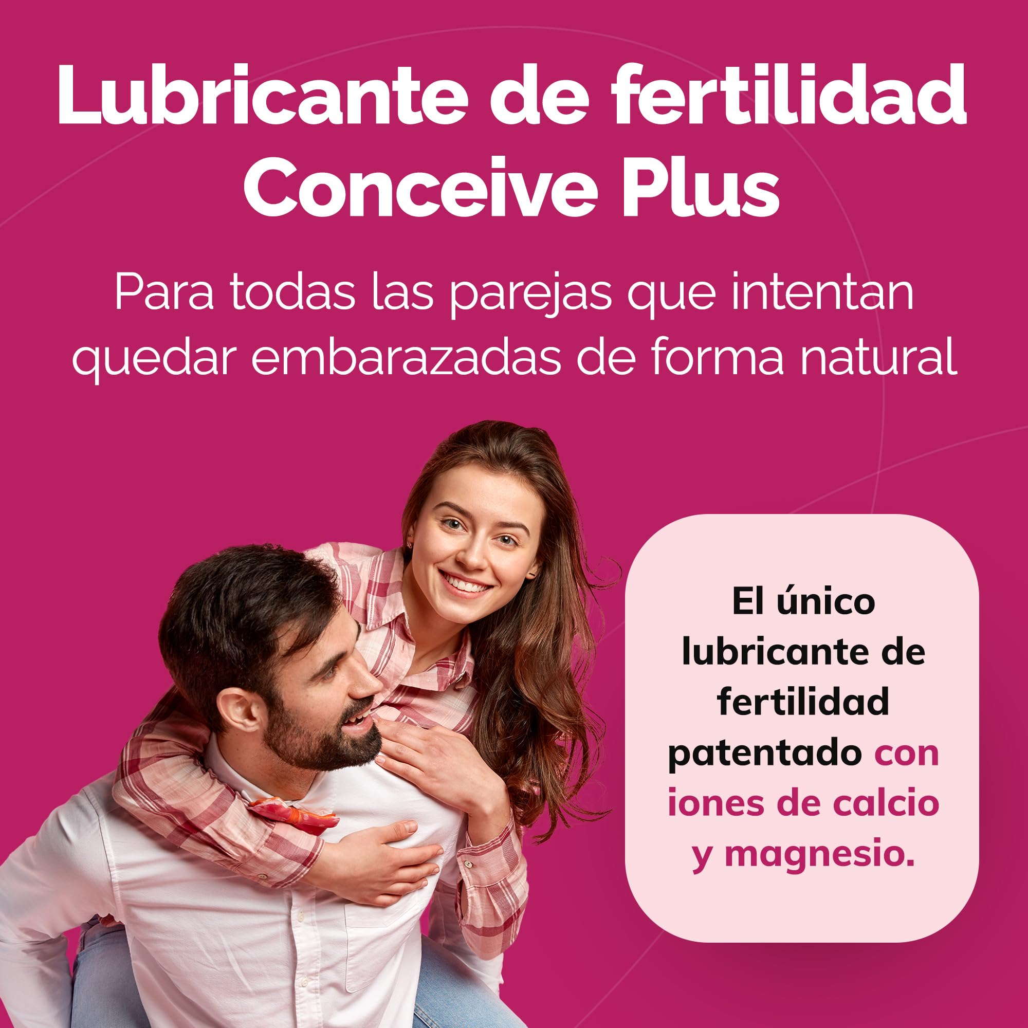 Conceive Plus Gel Lubricante de Fertilidad, Lubricante Amigable con la Fertilidad para Parejas que Intentan Tener un Bebé - 75ml / 2.5 fl oz