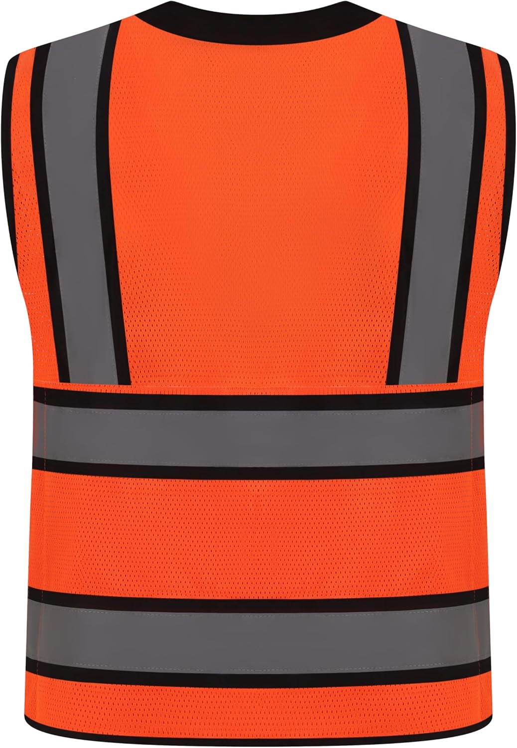 Class 2 High Visibility Reflective Safety Vests Women & Men With 15 Pockets And Zipper Front,Meets Ansi/Isea Standards - Image 6