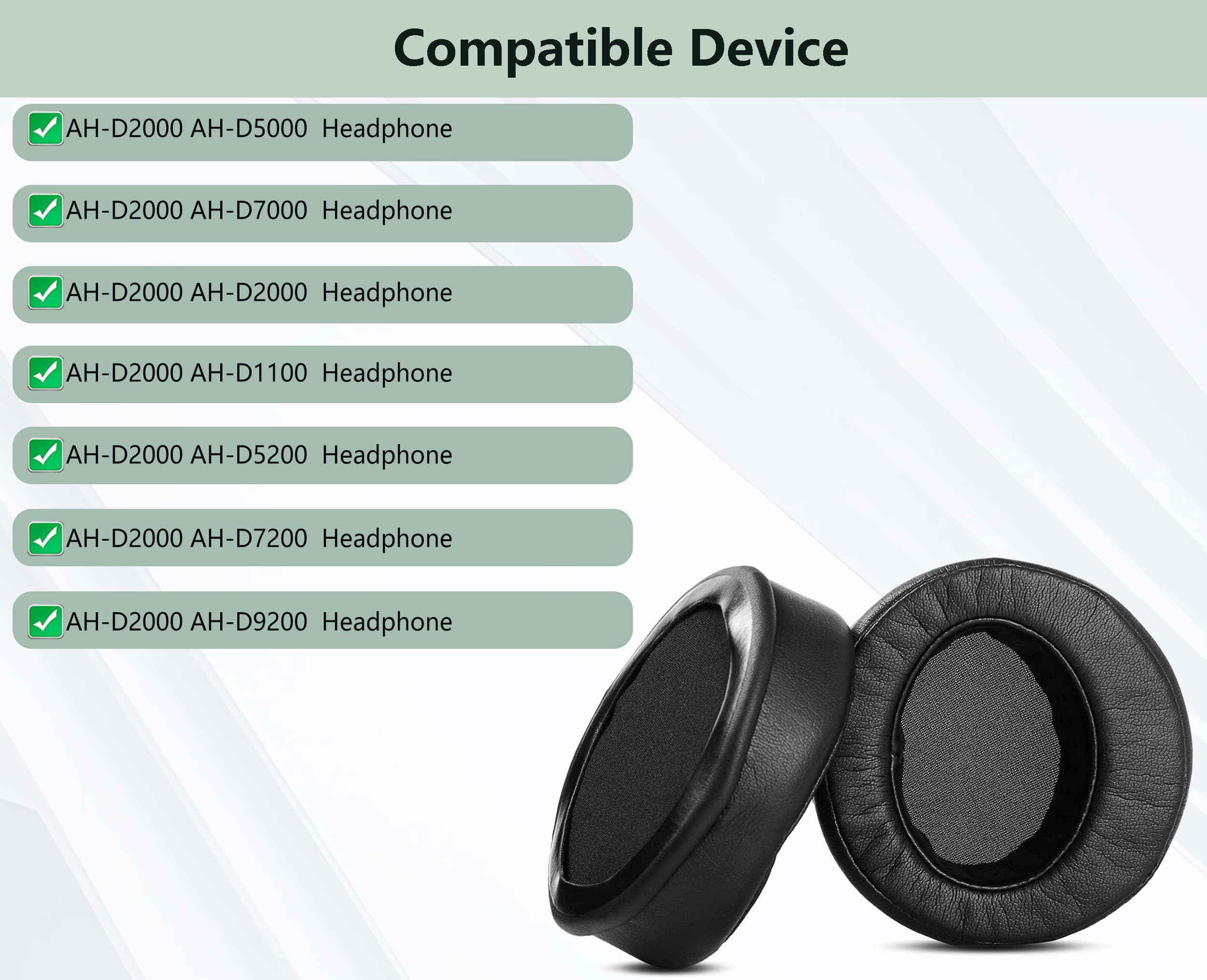Amazon | XRHTONG プライムイヤーパッド交換用+ヘッドバンド Denon AH