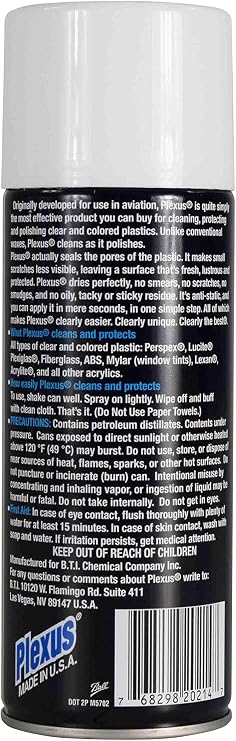 Plexus Aerosol Plastic Cleaner, Protectant, Polish 10 Pack