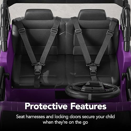 Vista 123 de Best Choice Products - Camión de 12 V con control remoto para montar, Rosado