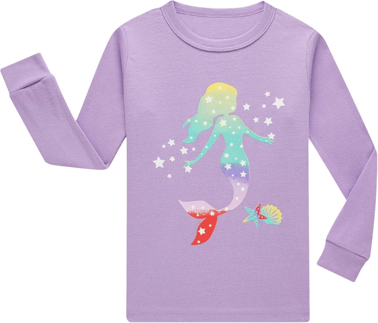 Girls Pajamas Christmas 100% Cotton Toddler Pjs for Kids Girls Children Long Sleeve Sleepwear Sets (Size 3T-8Y) - Image 4