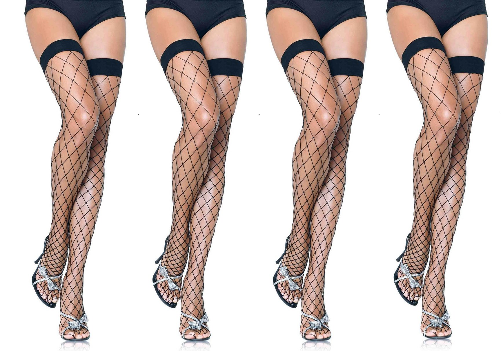 Leg Avenuewomens Fence Fishnet Thigh Highs