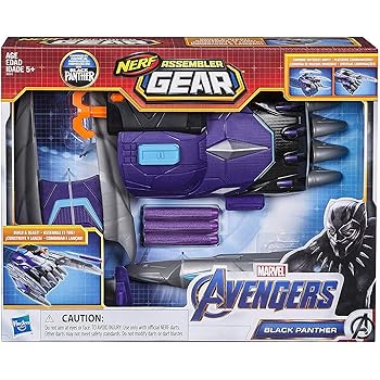 black panther nerf toys