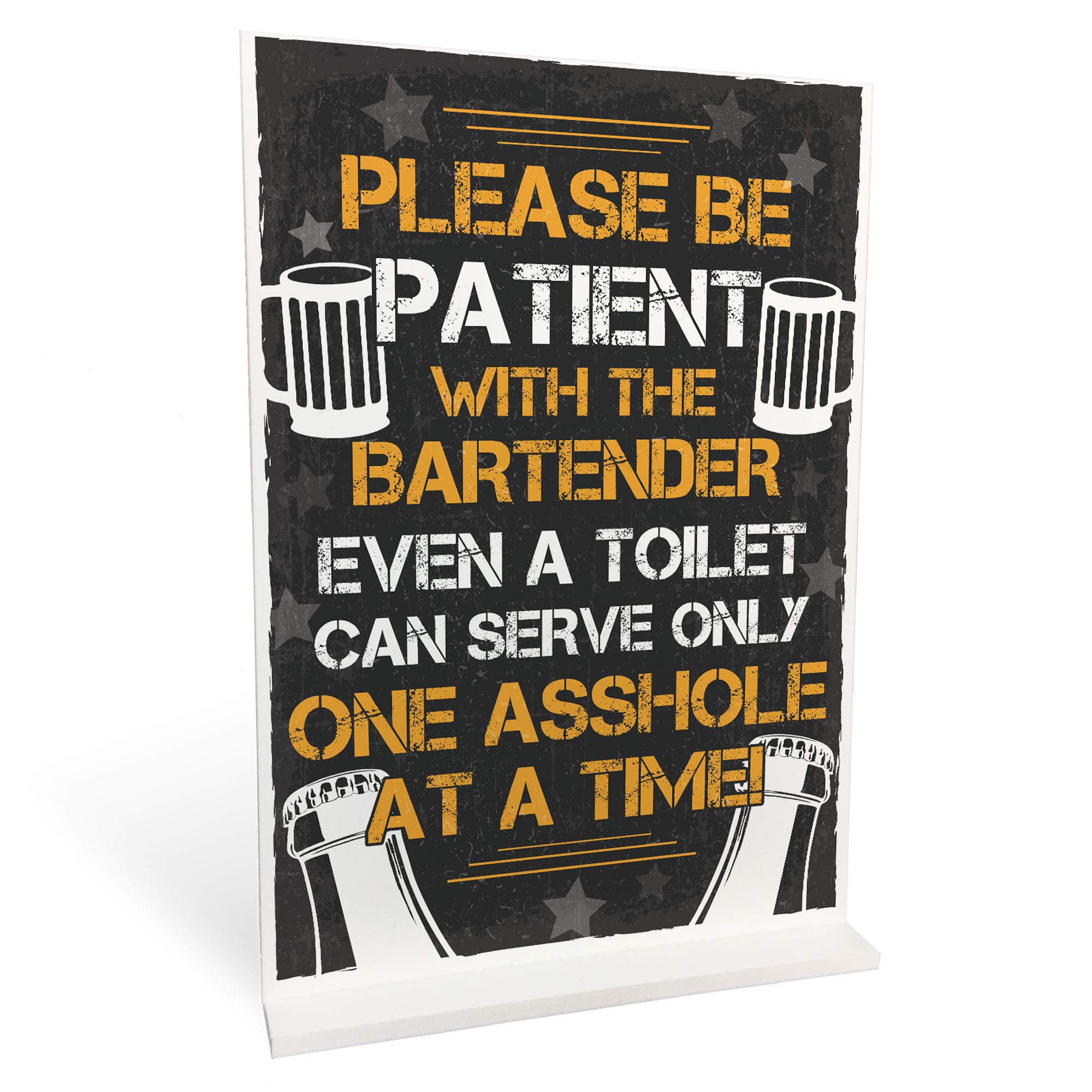 Red Ocean Funny Bar Signs And Plaques Home Bar Pub Decor Novelty Standing Beer Alcohol Plaque Gifts For Men Women