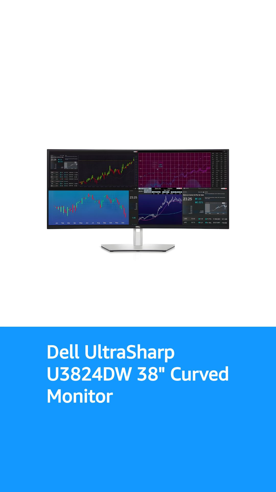 Dell Curved LED-Display UltraSharp U3824DW - 96.5 cm (38