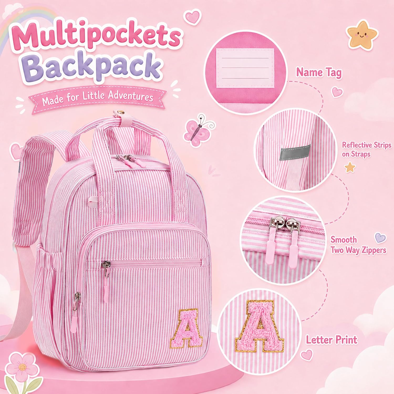 Camtop Preschool Backpack Kids Girls Small