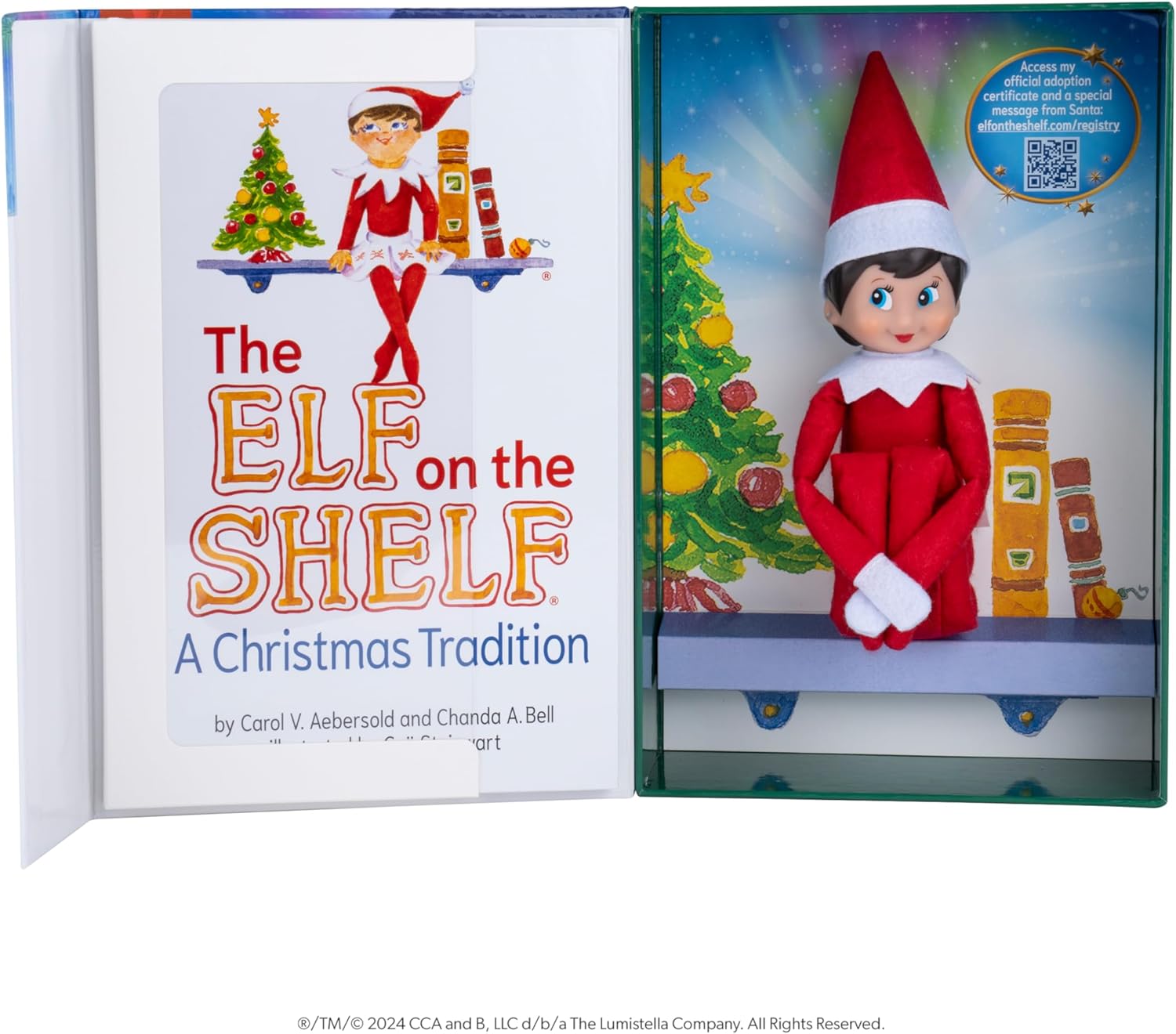 The Elf on the Shelf® Blue Eyed Girl & Matching Frost Pips™ Mini Bloom
