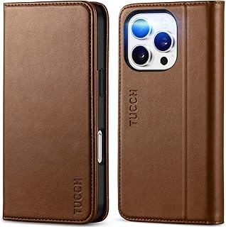 TUCCH iPhone16Pro 対応 ケース 手帳型 アイフォーン16プロ手帳 ケース 耐衝撃 全面保護 3つカードポケット スタンド機能 [RFIDブロッキング] PU合皮 TPU素材 アイフォン16Pro 携帯カバー 2024年発売 6.3インチ アイフォン16プロ 対応 ブラウン