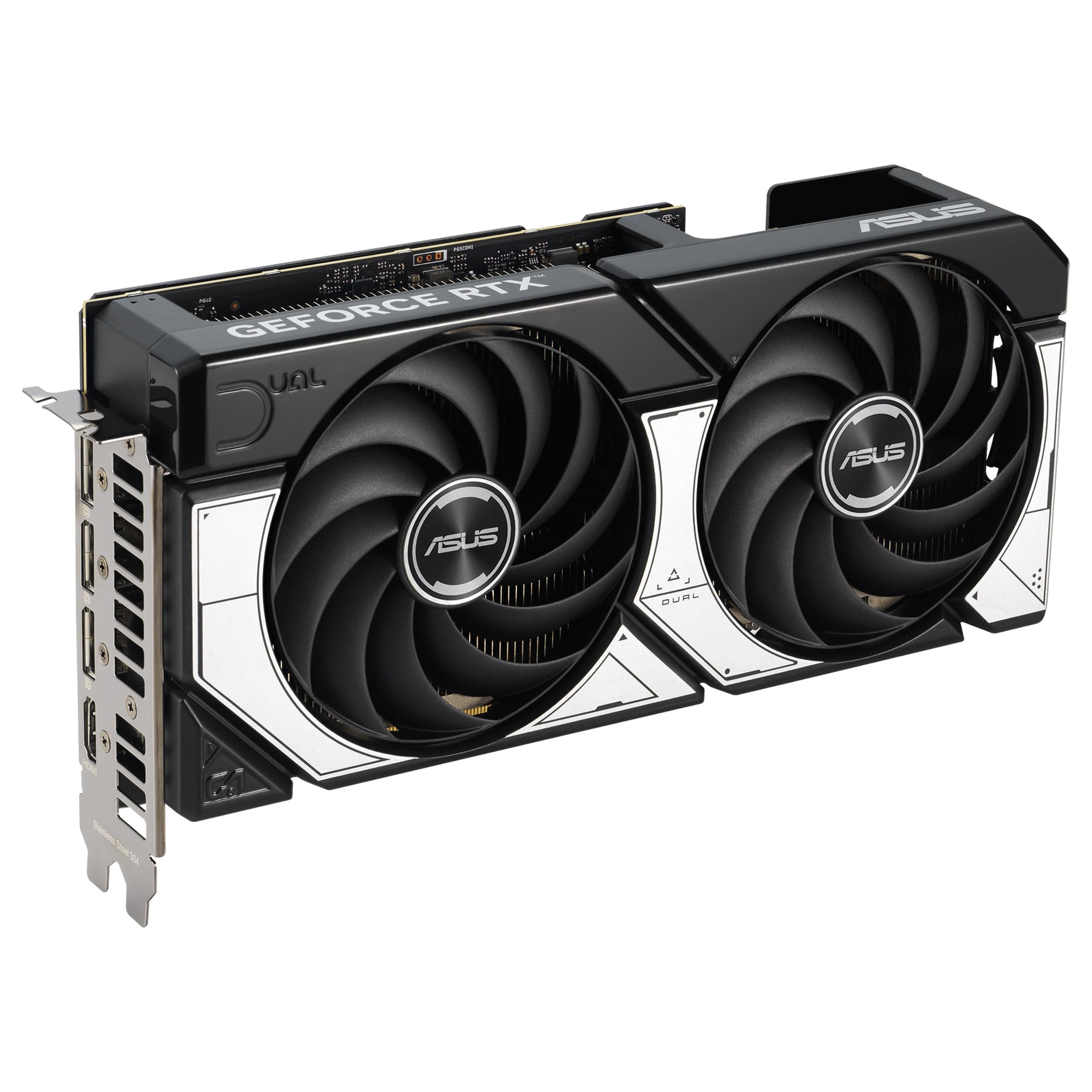 ASUS Dual GeForce RTX 5070 12 GB GDDR7 OC Edition - Tarjeta gráfica (PCIe 5.0, DLSS 4, HDMI 2.1b, DisplayPort 2.1b, diseño Compacto con Doble Ventilador, Ventilador Axial-Tech, tecnología 0dB)