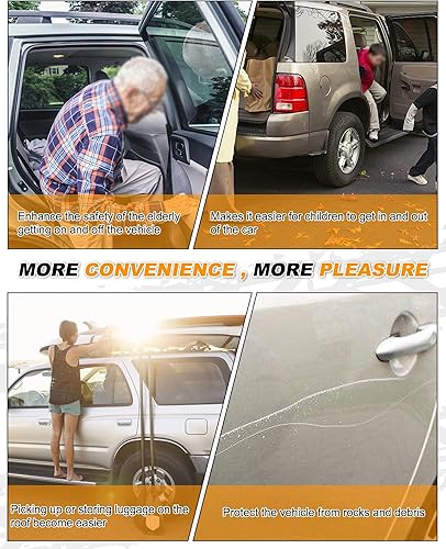 Miniatura 7 de Snailfly Protector de estribos para Hyundai Santa Fe 2019-2023, barra de Nerf de paso lateral