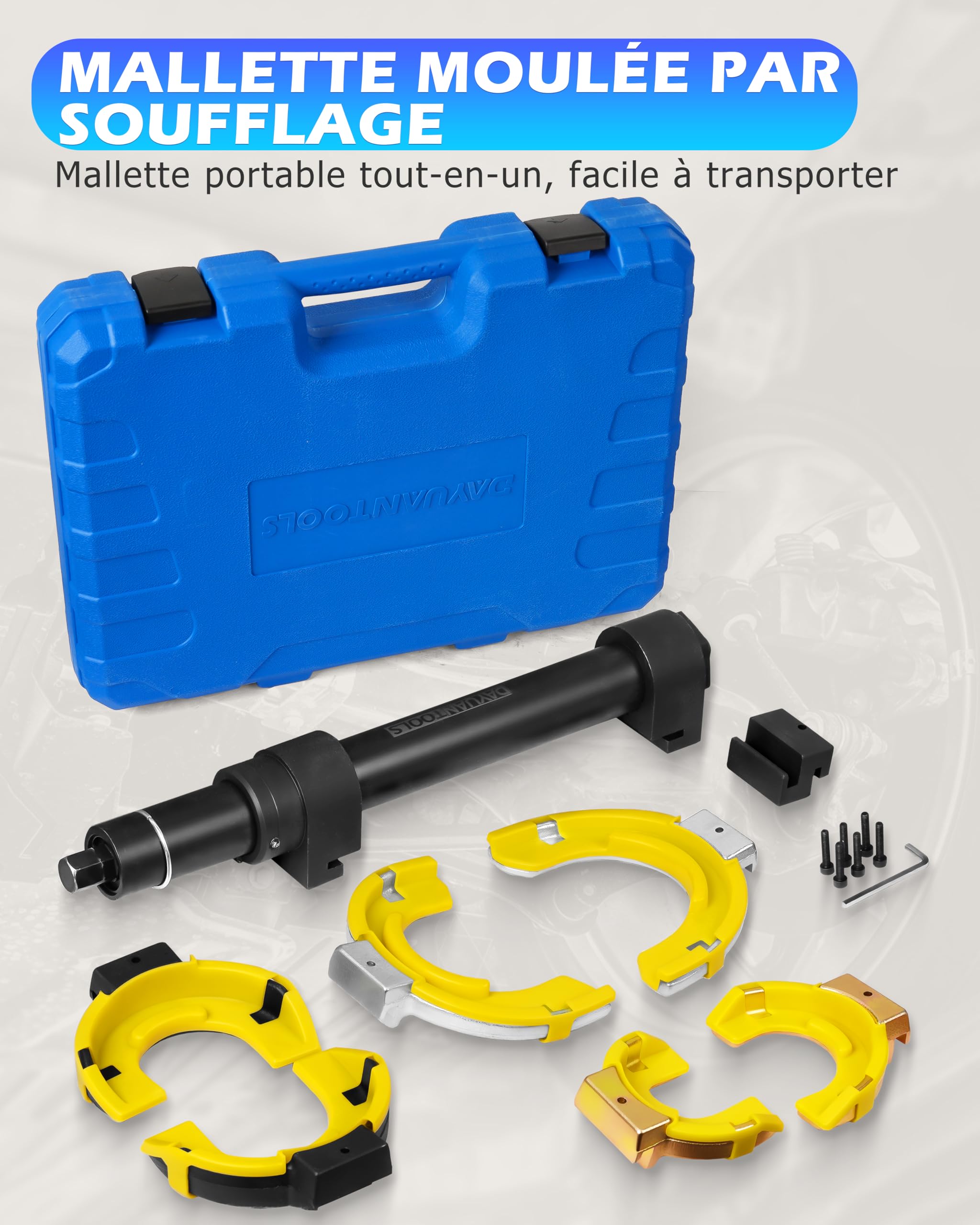 DAYUAN Compressore a Molla 1000kg Macpherson Strut Coil Spring Compressore Dumper Estrattore Tuorlo Protector