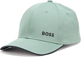 BOSS Mens Bold Logo Cotton Twill Cap