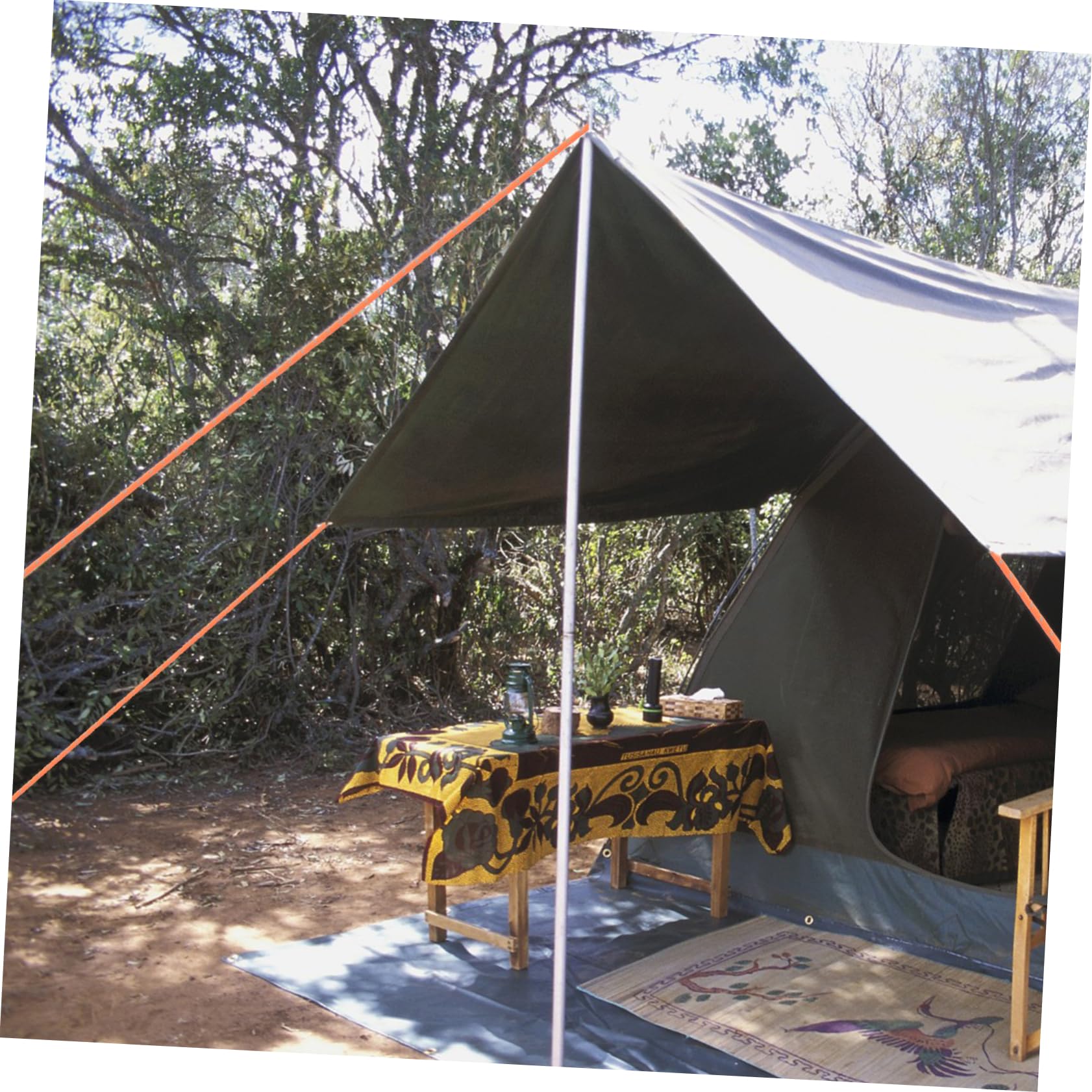 KOMBIUDA Reflektierendes Seil Für Camping Und Outdoor-aktivitäten Zeltbefestigungsseile Winddichtes Campingseil Zum Aufhängen Von Gegenständen