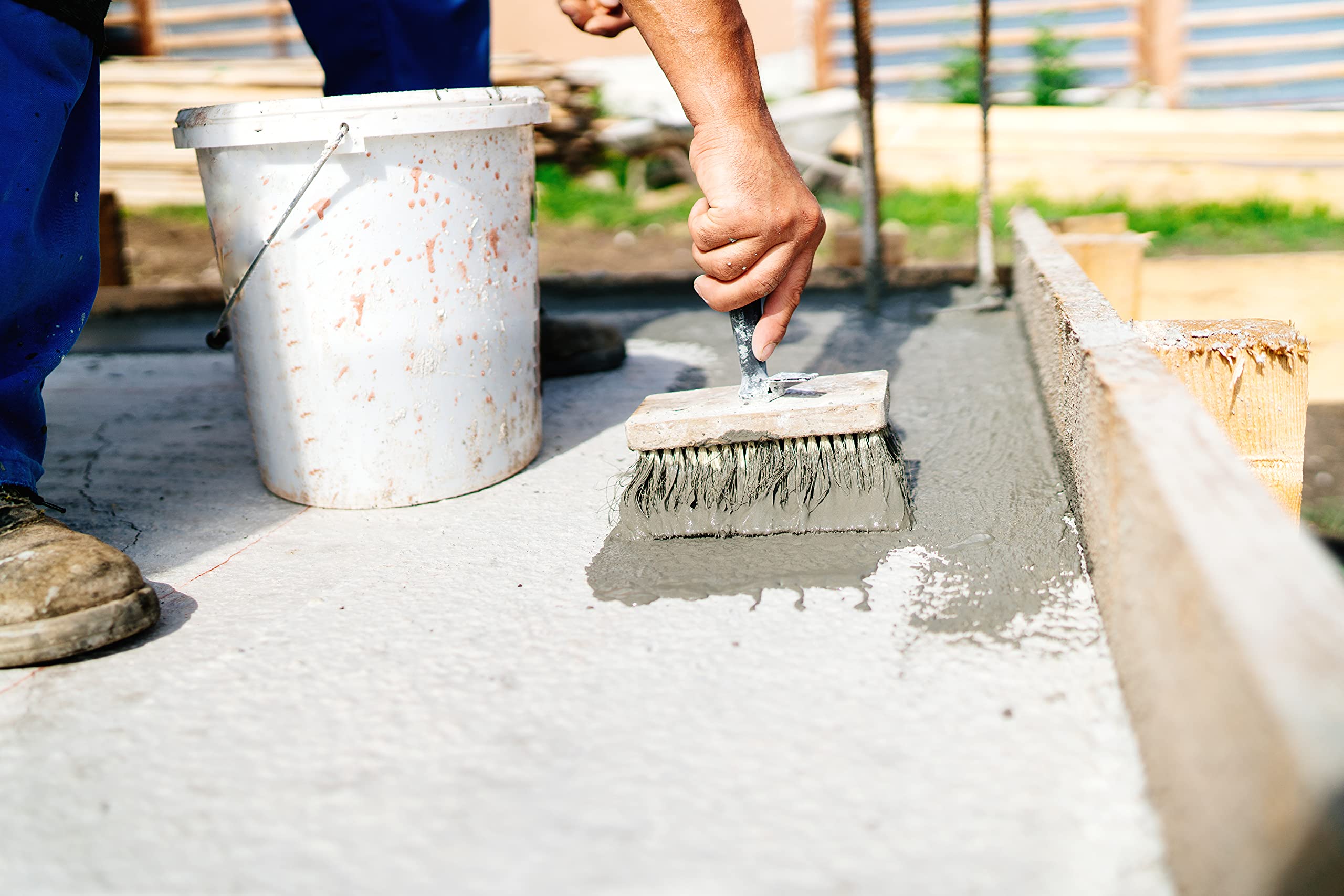 WO-WE 1K Dichtschlämme Balkonabdichtung Abdichtung Bad Terrasse Balkon Dichtungsschlämme Hellgrau - 10KG