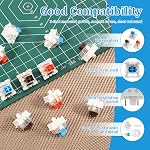 150 PCS Mechanical Keyboard Switches, Mechanical Gaming Keyboard, Clicky, Tactile, LED Compatible, Dustproof, Waterproof, DIY Replaceable Including Blue, Brown and Red Three Colors