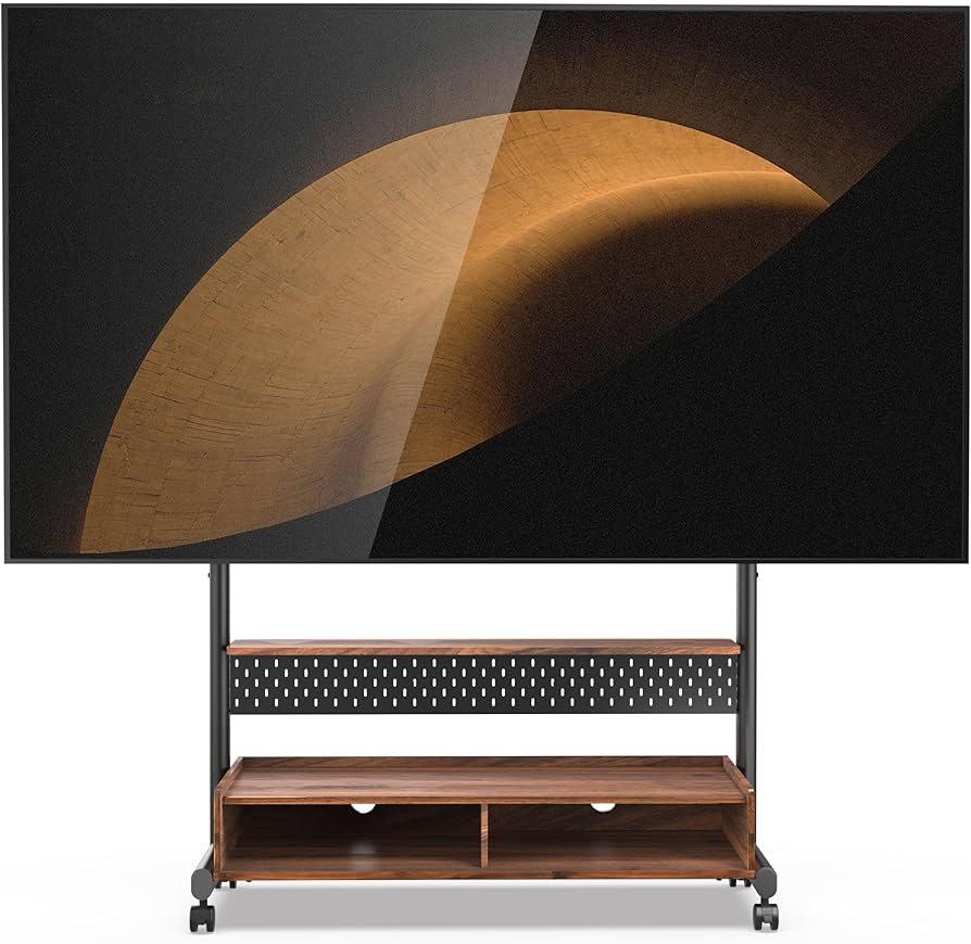 テレビスタンド Kシリーズ マウント付き 移動式 60～100インチ オーク Amazon.co.jp: FITUEYES テレビスタンド Kシリーズ テレビ台 マウント