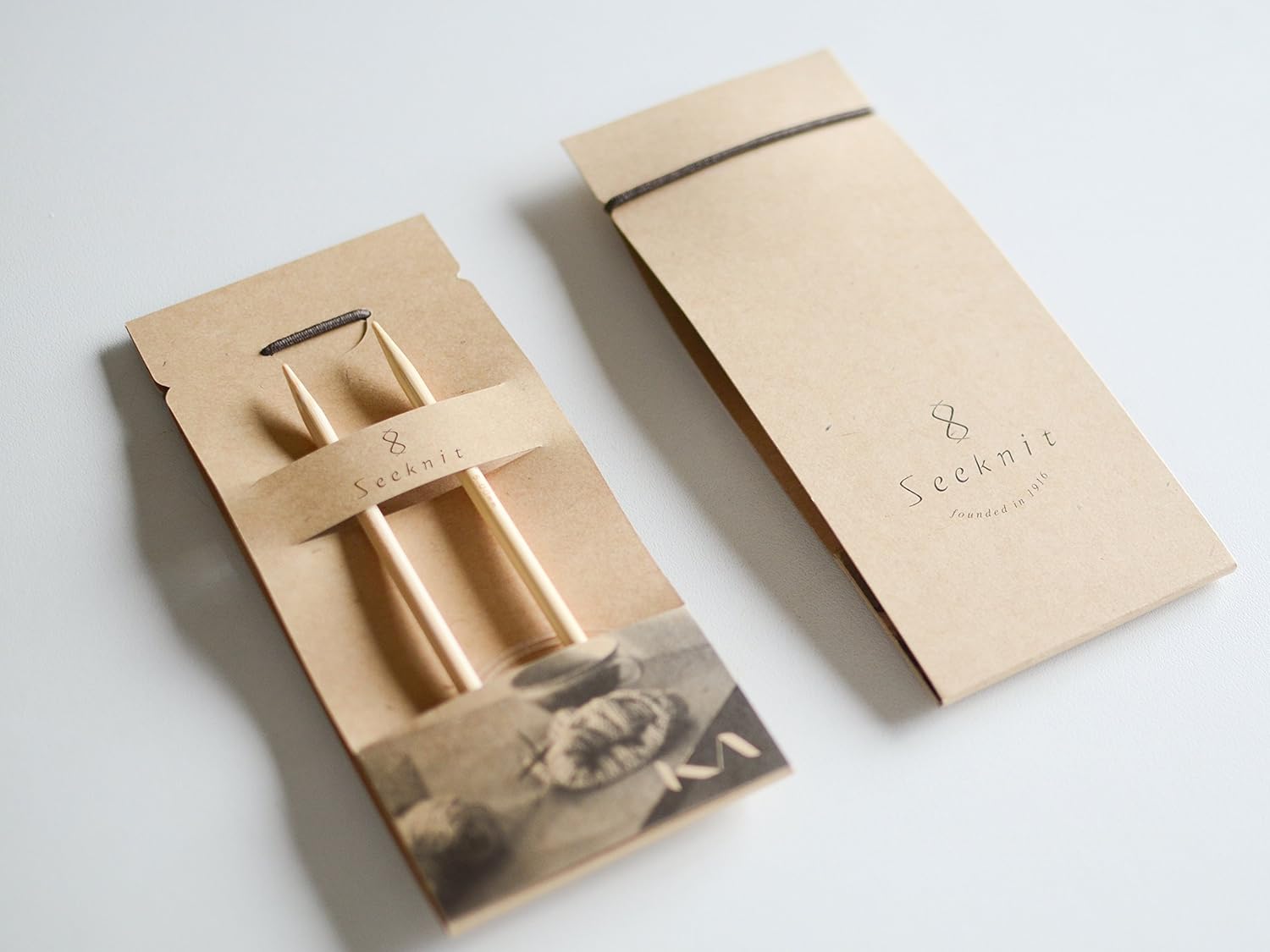 KA Bamboo Seeknit 24 Inch Circular Shirotake Knitting Needles (US Size 8)