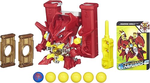 B-Daman Crossfire BD-26 Strike Dragren figura con tambor de rápida recarga