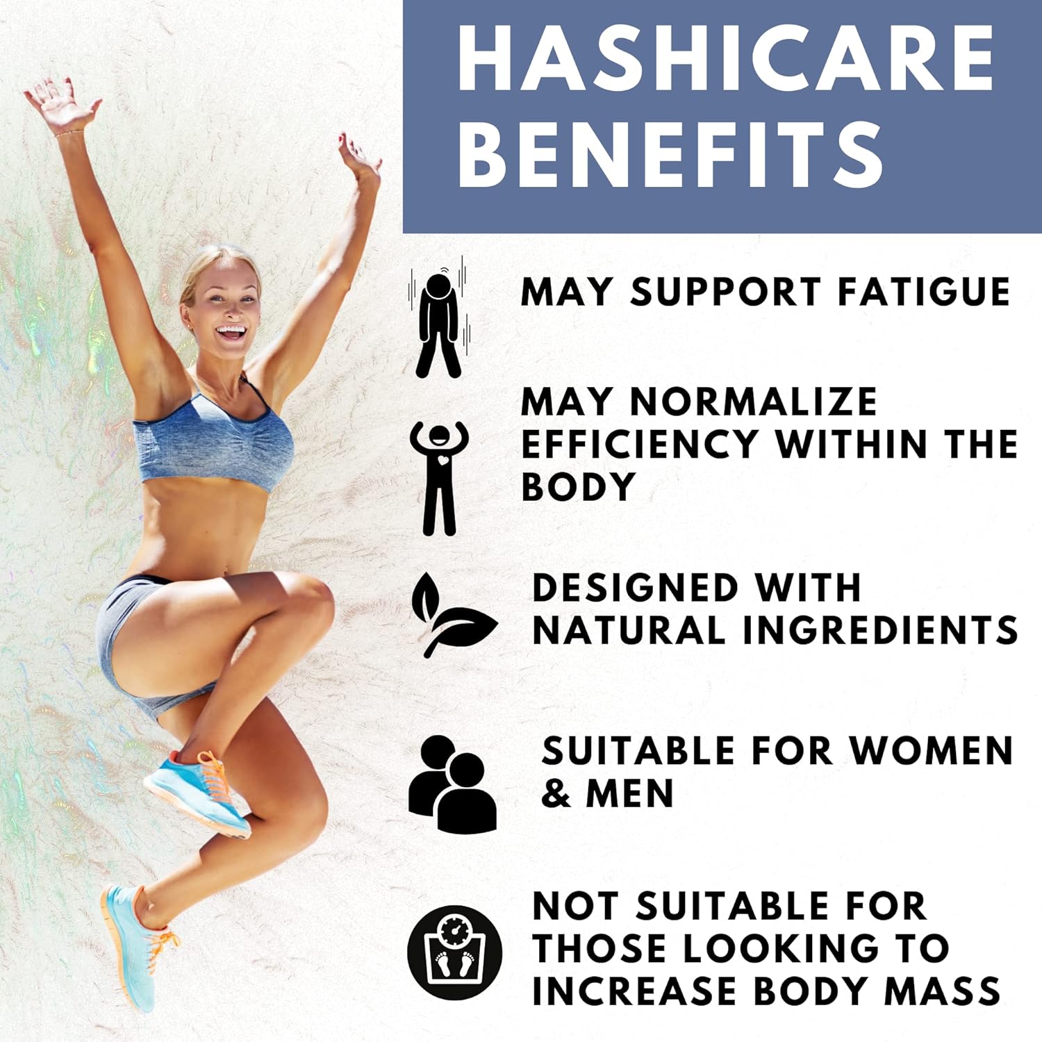 Hashicare Pills- Natural Thyroid Support Supplements for Women and Men Boost Metabolism with Iodine, Selenium, Saffron, and Hoodia- 60 Vitamin Tablets - Image 2