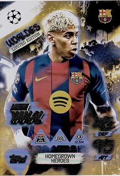 Match Attax 2025 2026 Lamine Yamal Worldies Limited Edition Trading Card