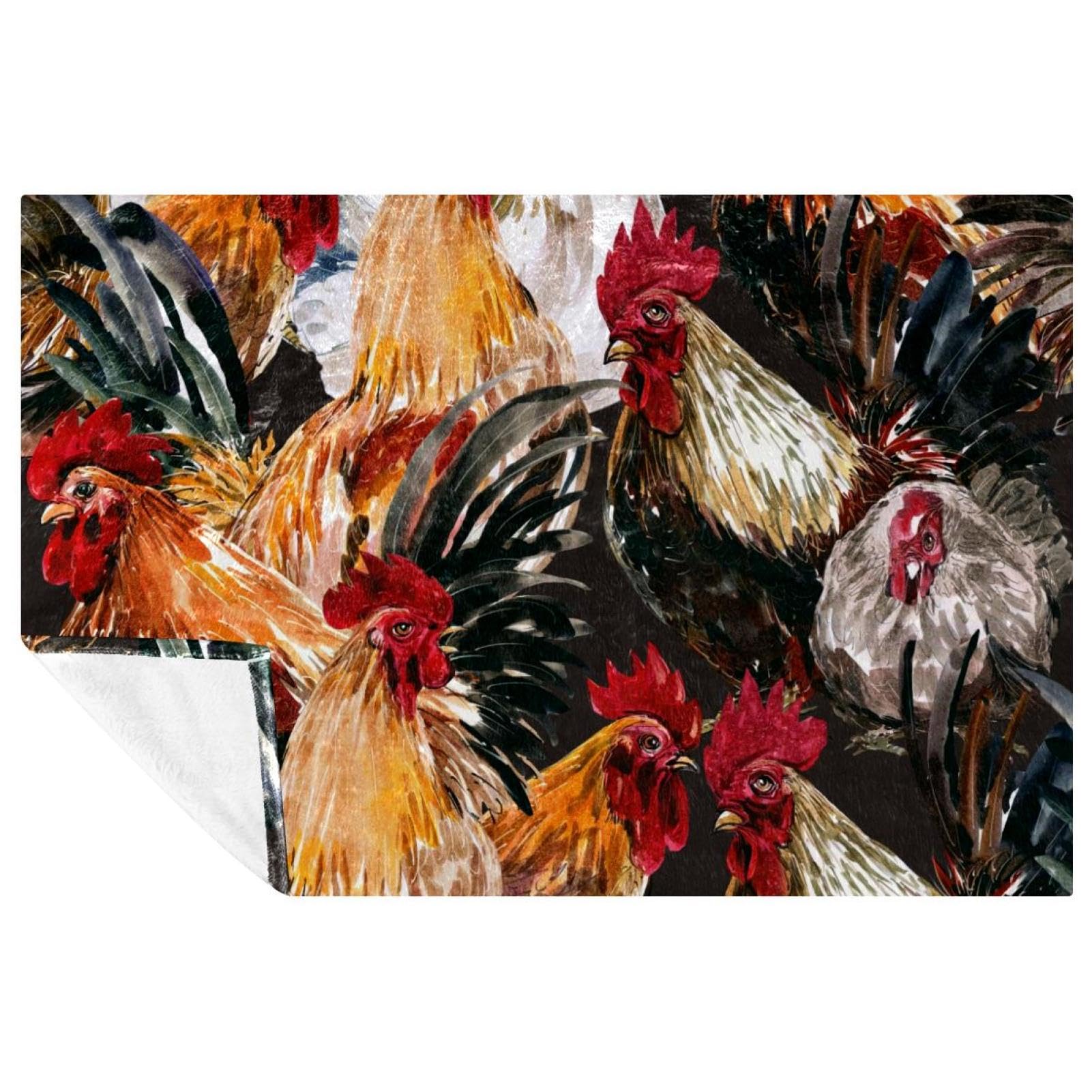 Couverture chaude poulet résolvant le problème des soirées fraîches