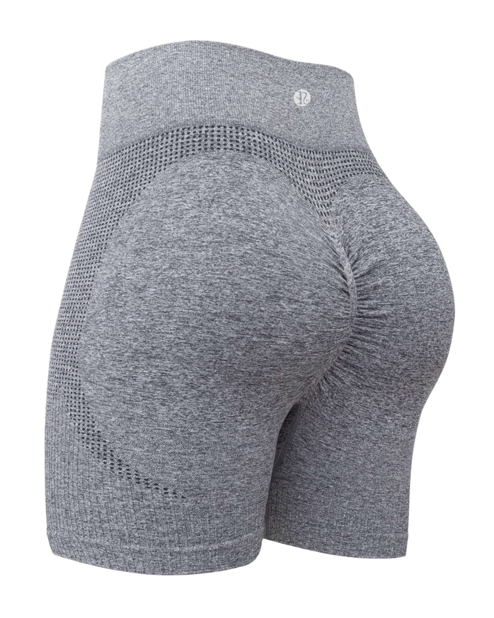 RUNNING GIRL Seamless Scrunch Workout Gym Shorts for Wome,High Waist Tummy Control Athletic Running Biker Shorts