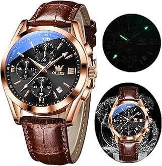 Men's Casual Fashion Waterproof Gold Stainless Steel Band Quartz Gold Watches Gifts for Men