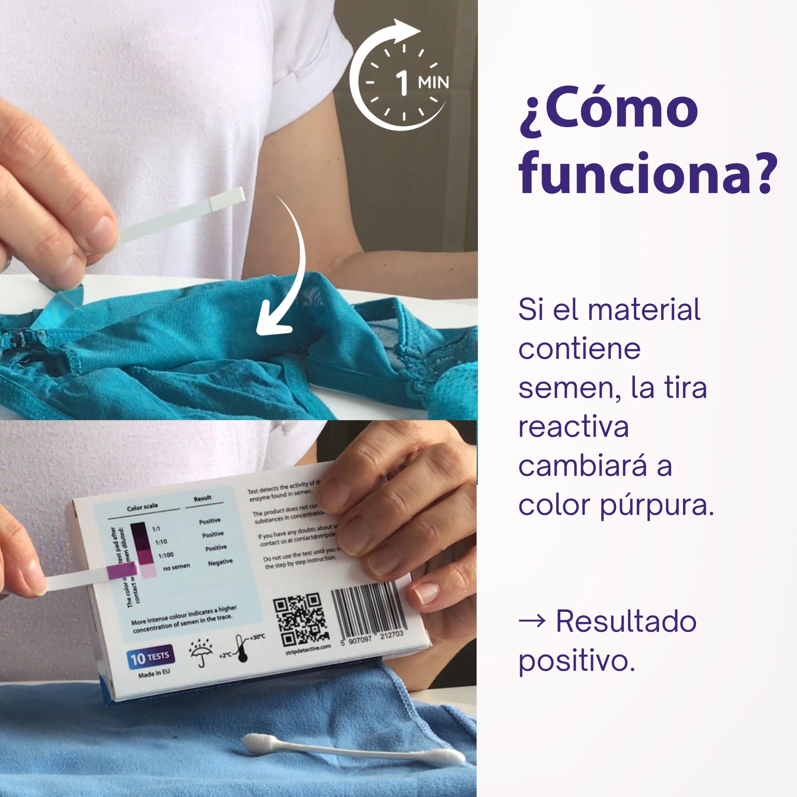 Home Traition Test - Prueba de detección de esperma 10 unidades por paquete