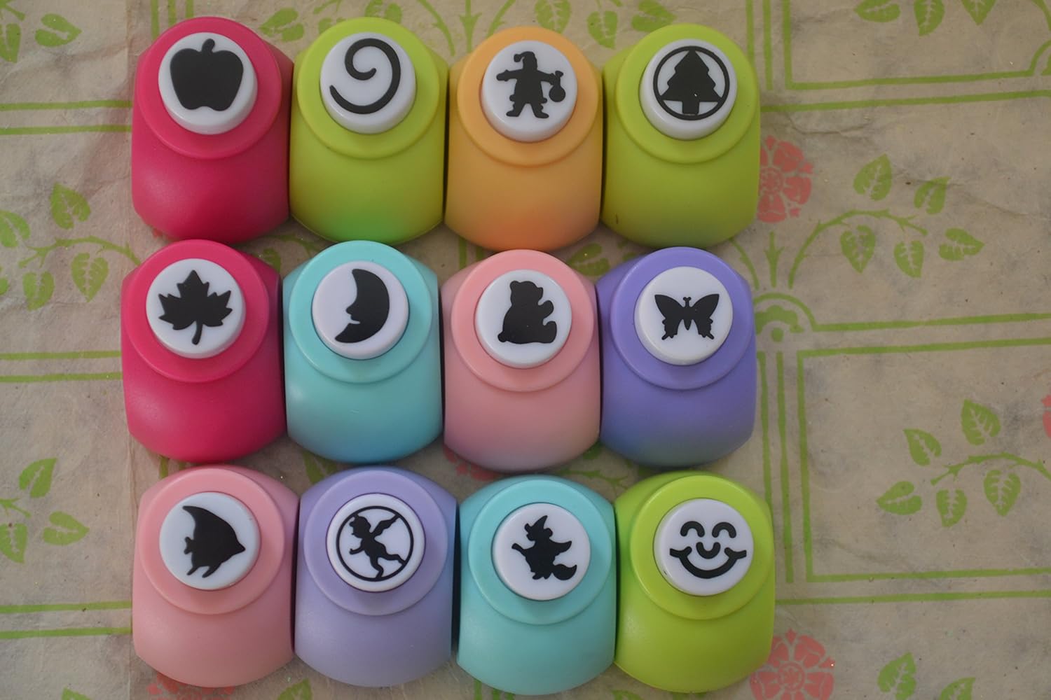 Scrapbooking Craft Paper Punch Set Small/regular Size 12