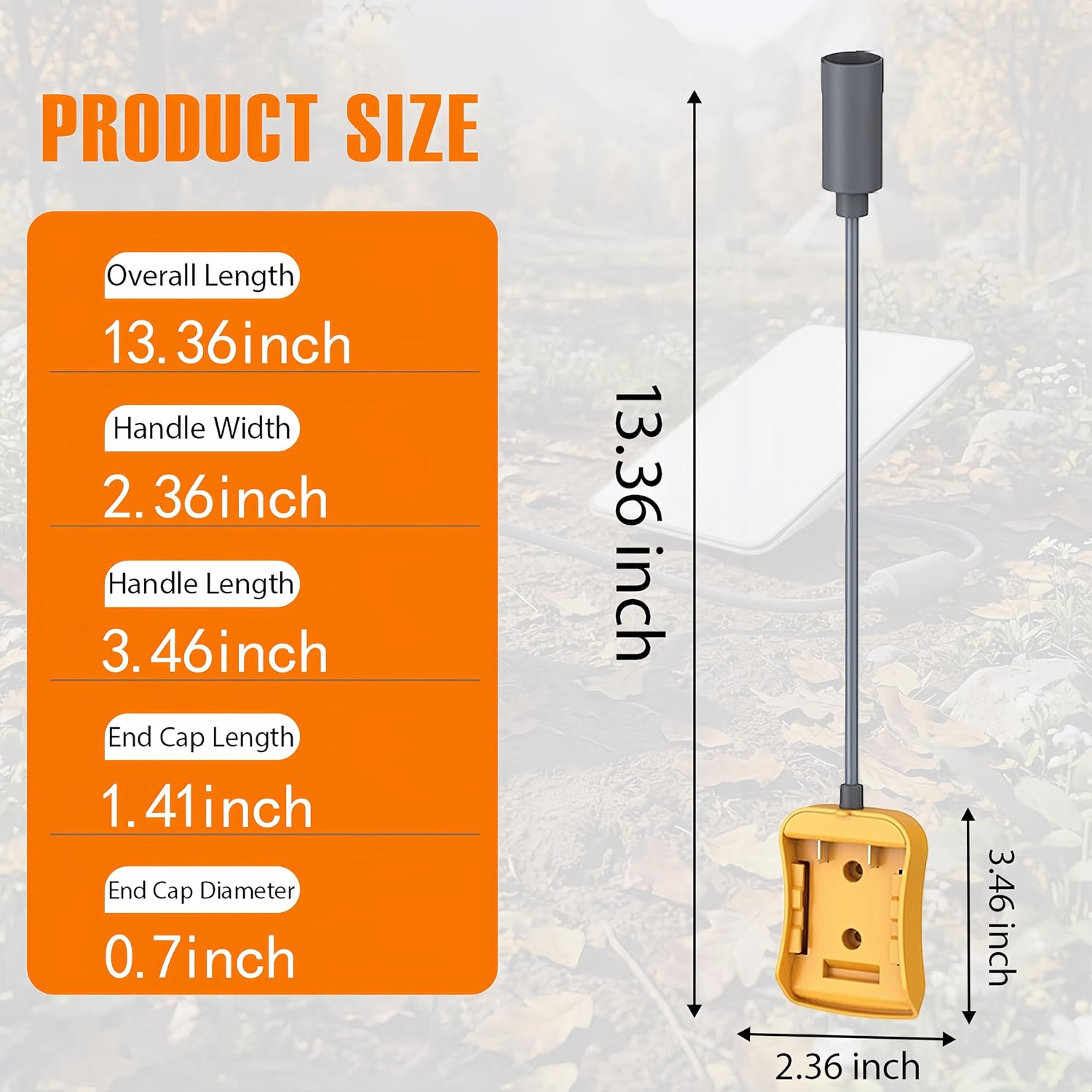 Starlink Mini Battery Adapter for De.Walt 20V Max Battery, 1FT 18AWG DC Power Cable to DC5521 Female Socket, Portable Off-Grid Power Supply for Starlink Mini, Ideal for RV, Camping, Marine & Emergency