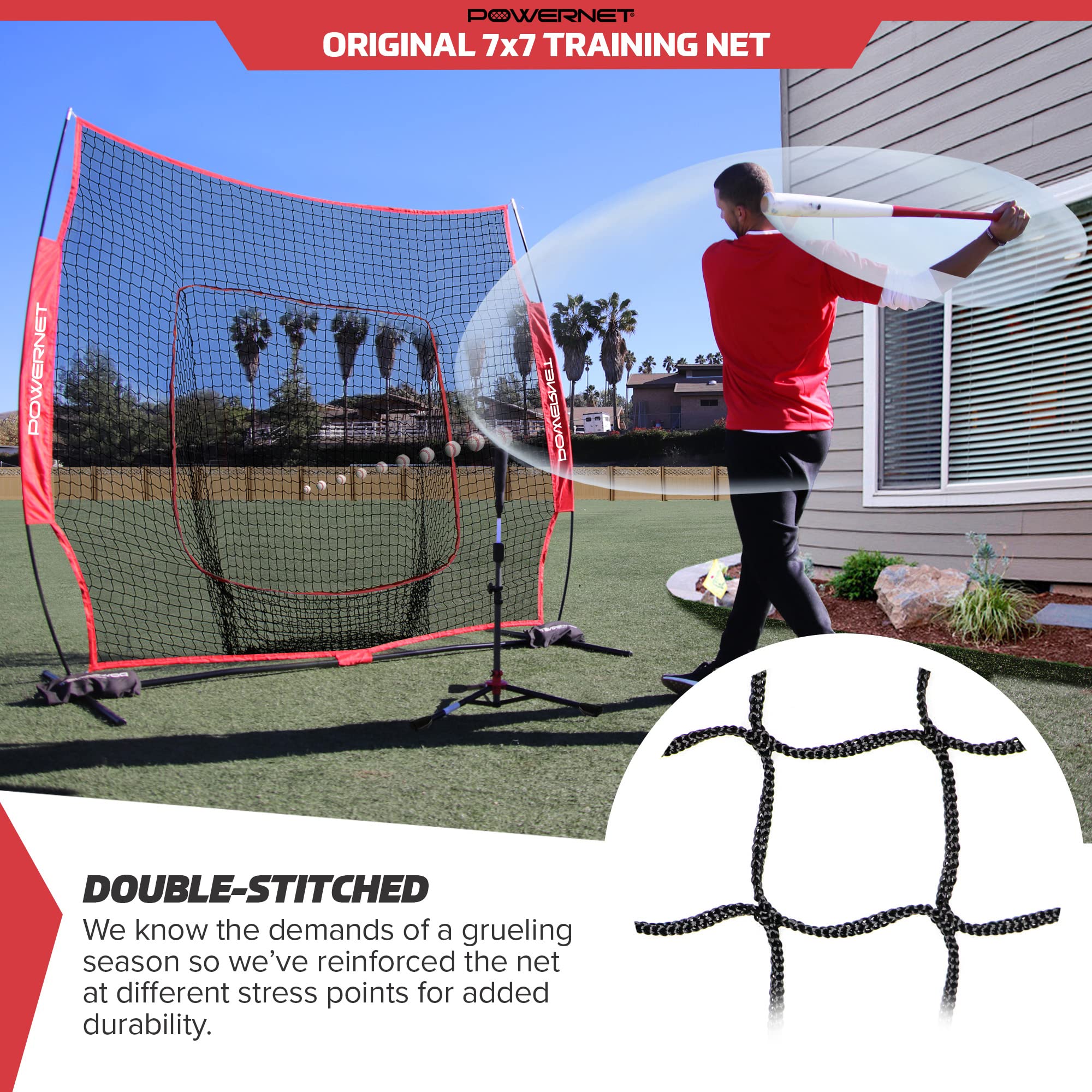 Baseball Softball Practice Net For Hitting And