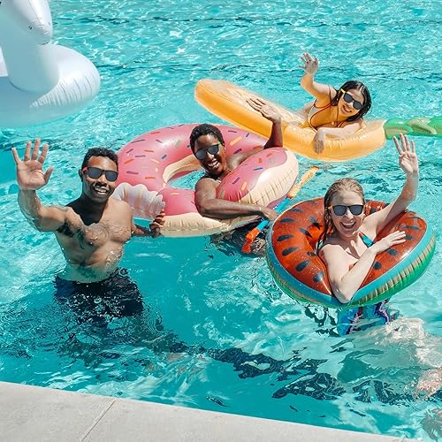 Miniatura 6 de Paquete de 72 lentes de sol a granel para fiestas, 18 colores de gafas de sol de neón a granel para adultos y niños, gafas de sol estilo 80 para