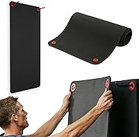 SPRI Hanging Exercise Mat - Commercial Grade Yoga & Fitness Mat with Reinforced Grommets, Multiple Sizes for Gyms & Classes
