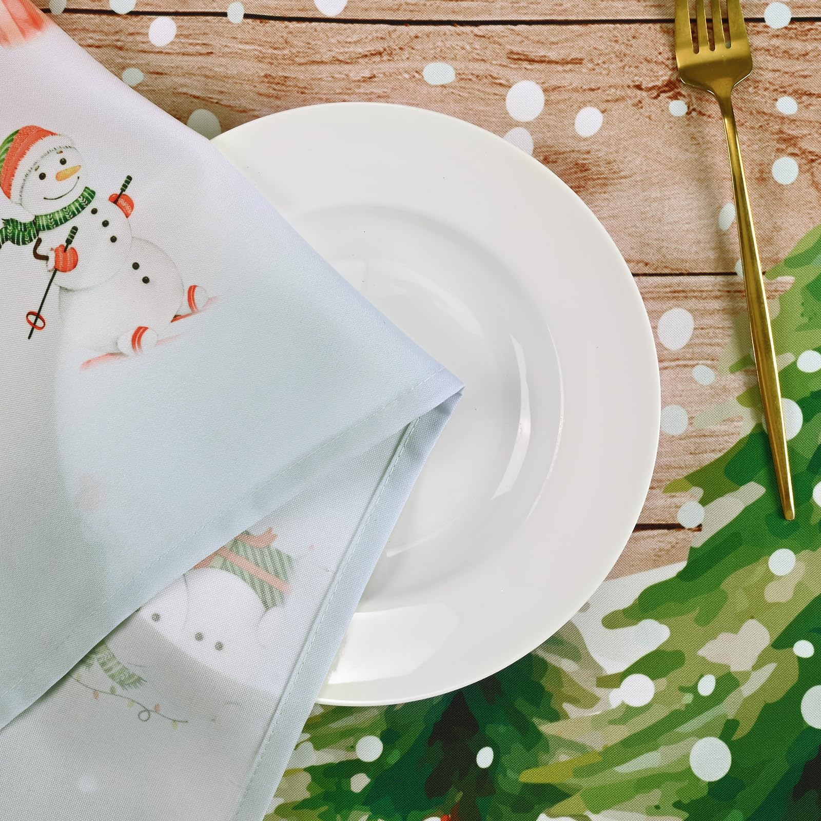 Artoid Mode Nappe De Noël Avec Motifs De Flocons De Neige | FindTheDeal