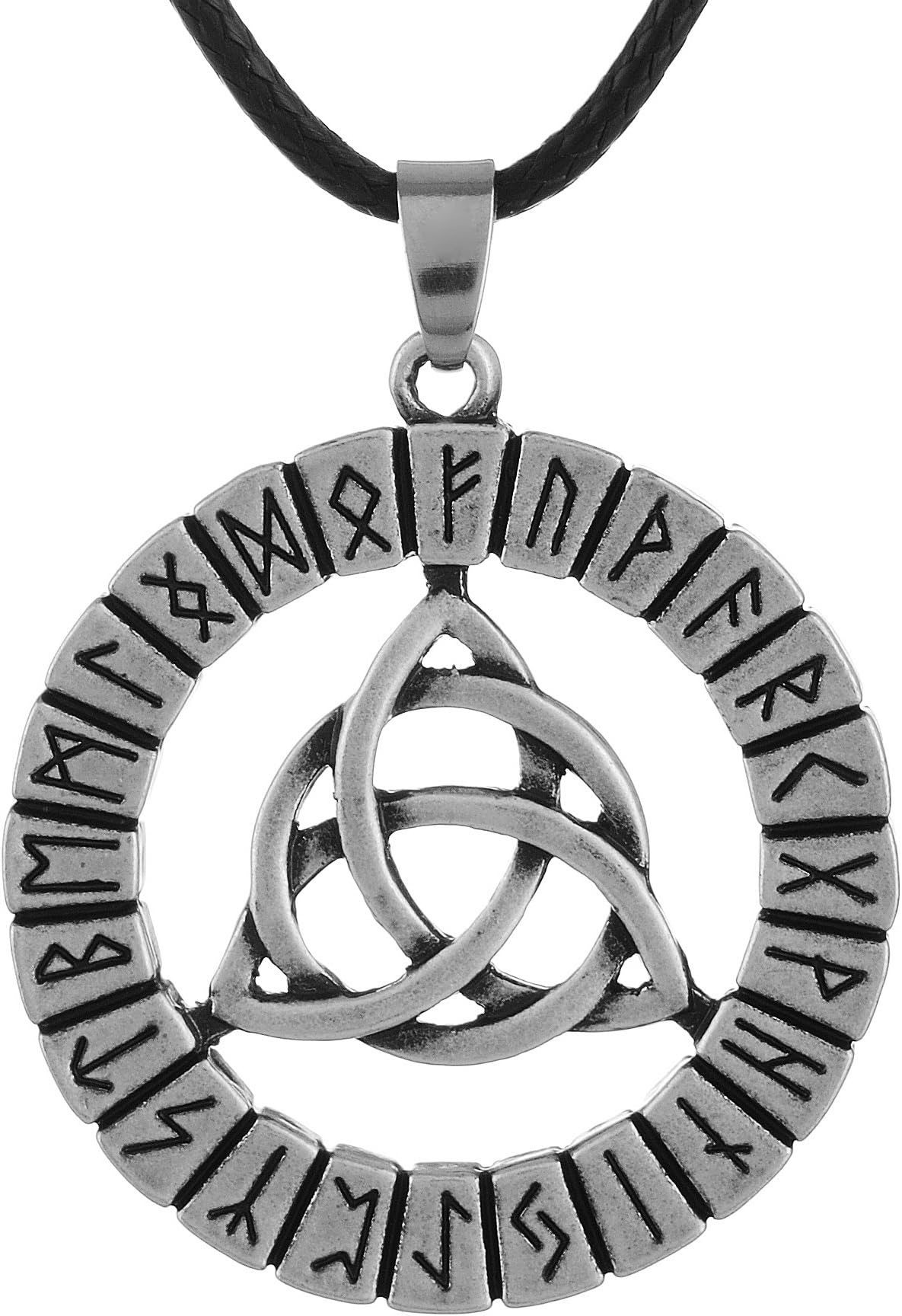 3PCS Nodic Vikings Knot Irish Triquetra Lucky Love Rune Original Amulet Pendant Necklace Talisman