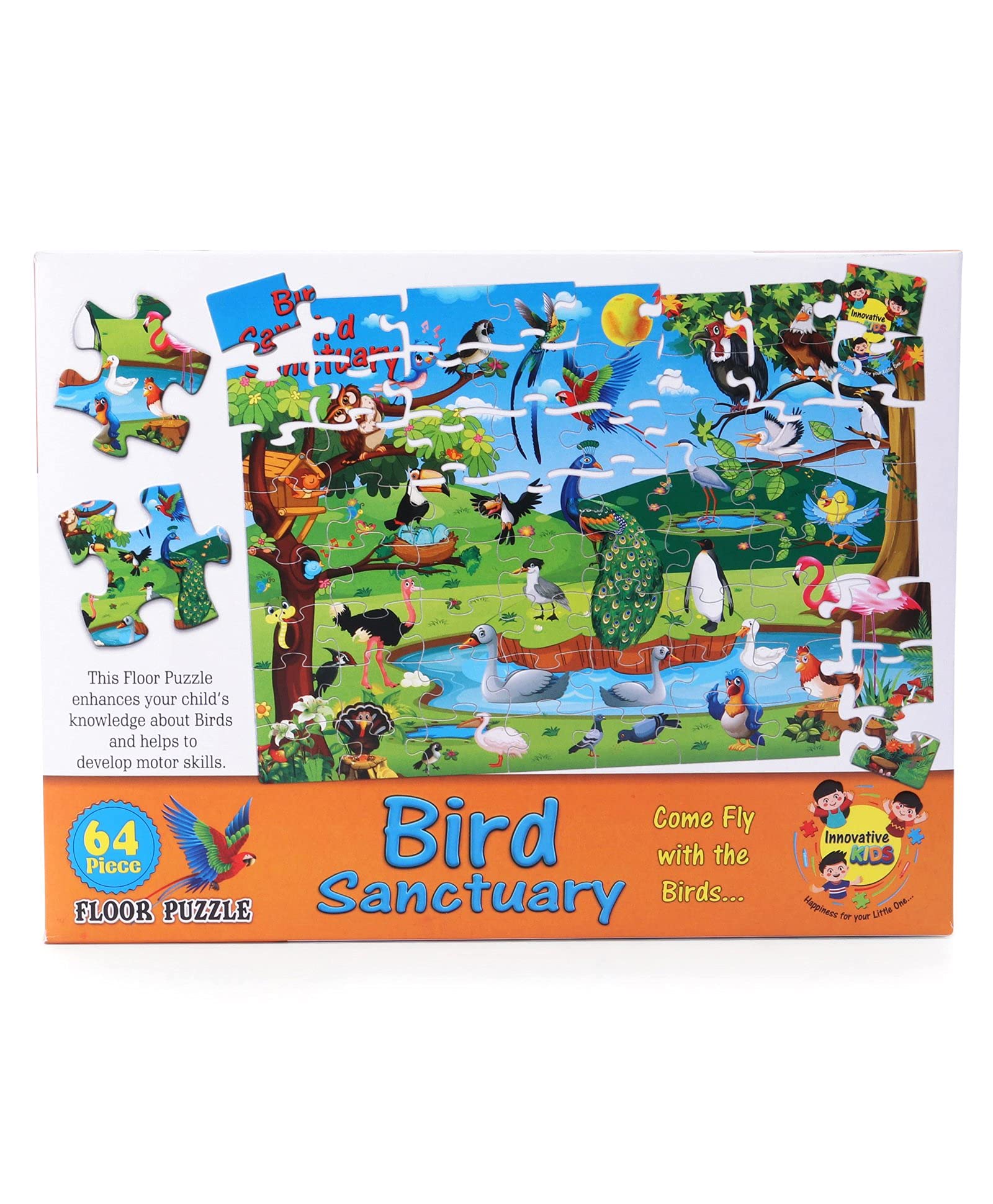 Olympia Games And Toys 64 Pieces Floor Puzzle for 4+ Age Kids (Bird Sanctuary, Puzzles) (B09MFTX8FD) Amazon Price History, Amazon Price Tracker