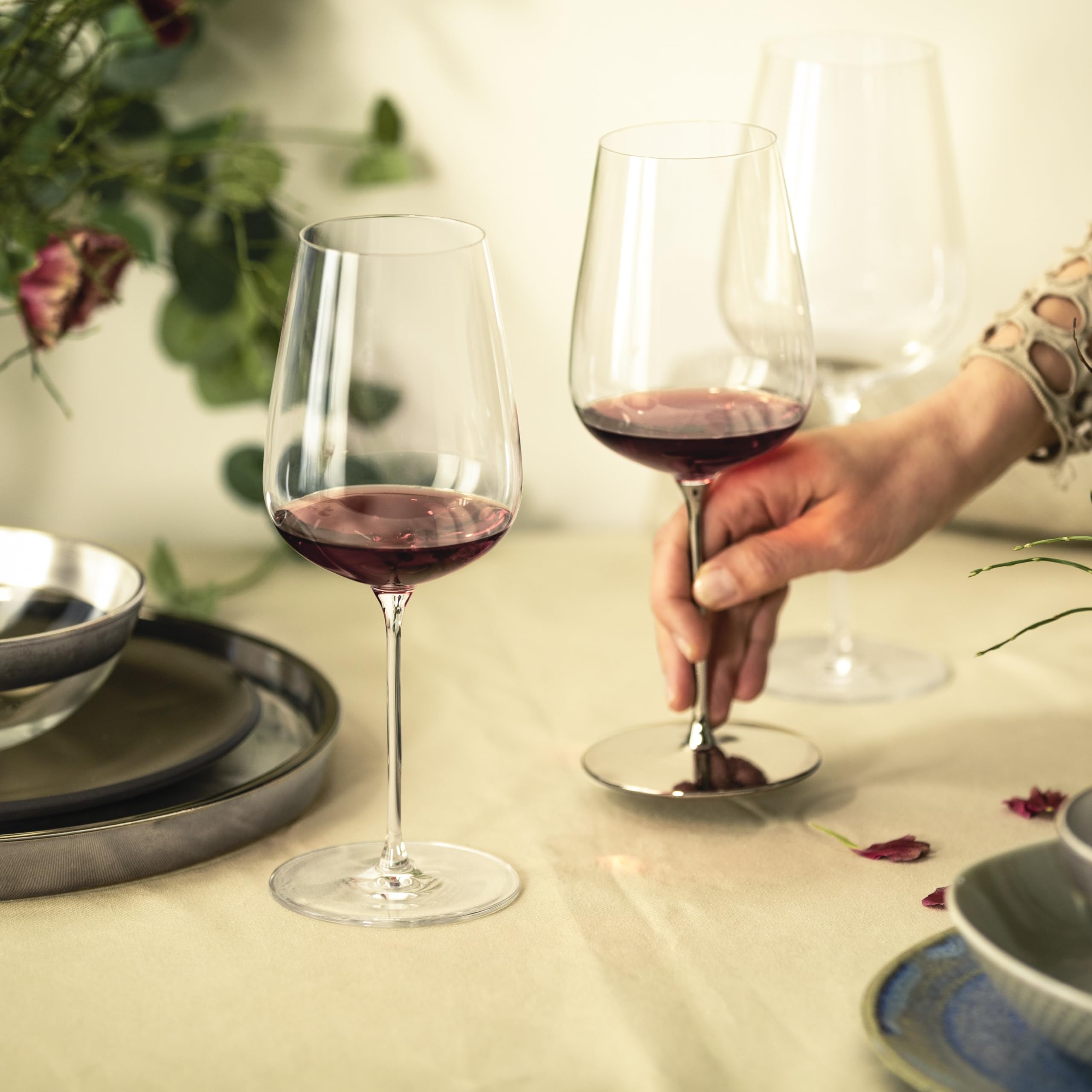 EISCH Allroundweinglas Essenca Sensisplus Fruchtig & Aromatisch (2 Stück), Weingläser für fruchtige Weiß- und Rotweine, spülmaschinenfeste Kristallgläser, Made in Germany (Art.-Nr. 180097)