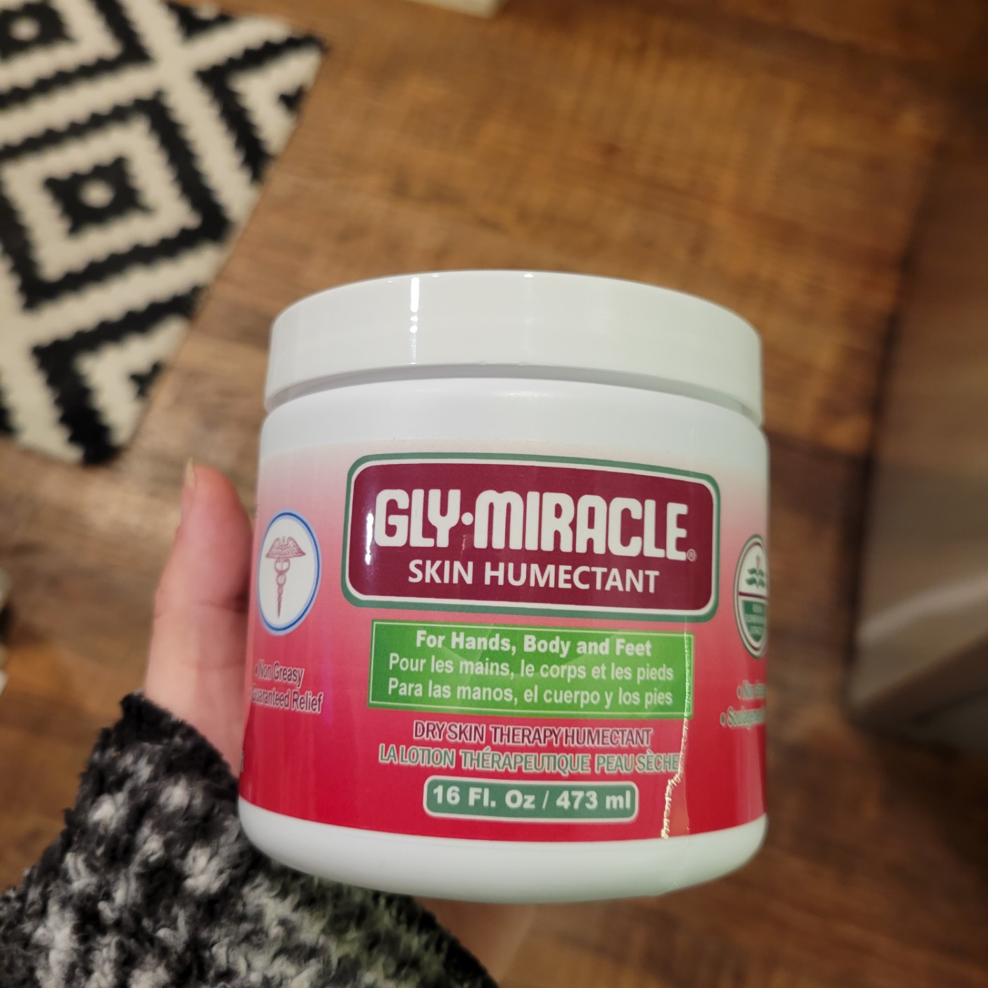 GLY MIRACLE Moisturizing Body Lotion Non-Greasy Skin Humectant for Extremely Dry Skin, Hands, Body, and Feet, Light, Fresh Scent with Pure Glycerin for Nourishing Hydration 16 oz Jar